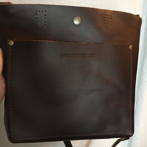 Portland Leather Goods mini crossbody tote